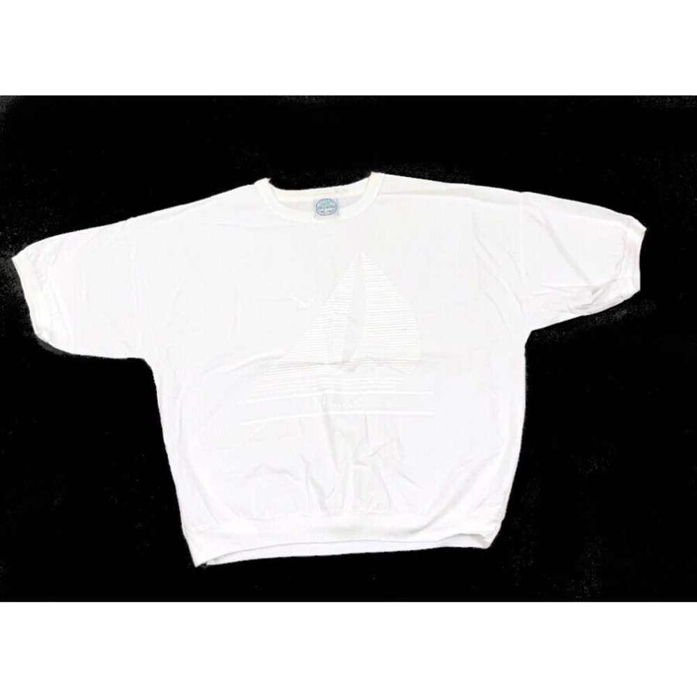 Vintage VTG 90s Hawaii White Print T-Shirt Adult … - image 1