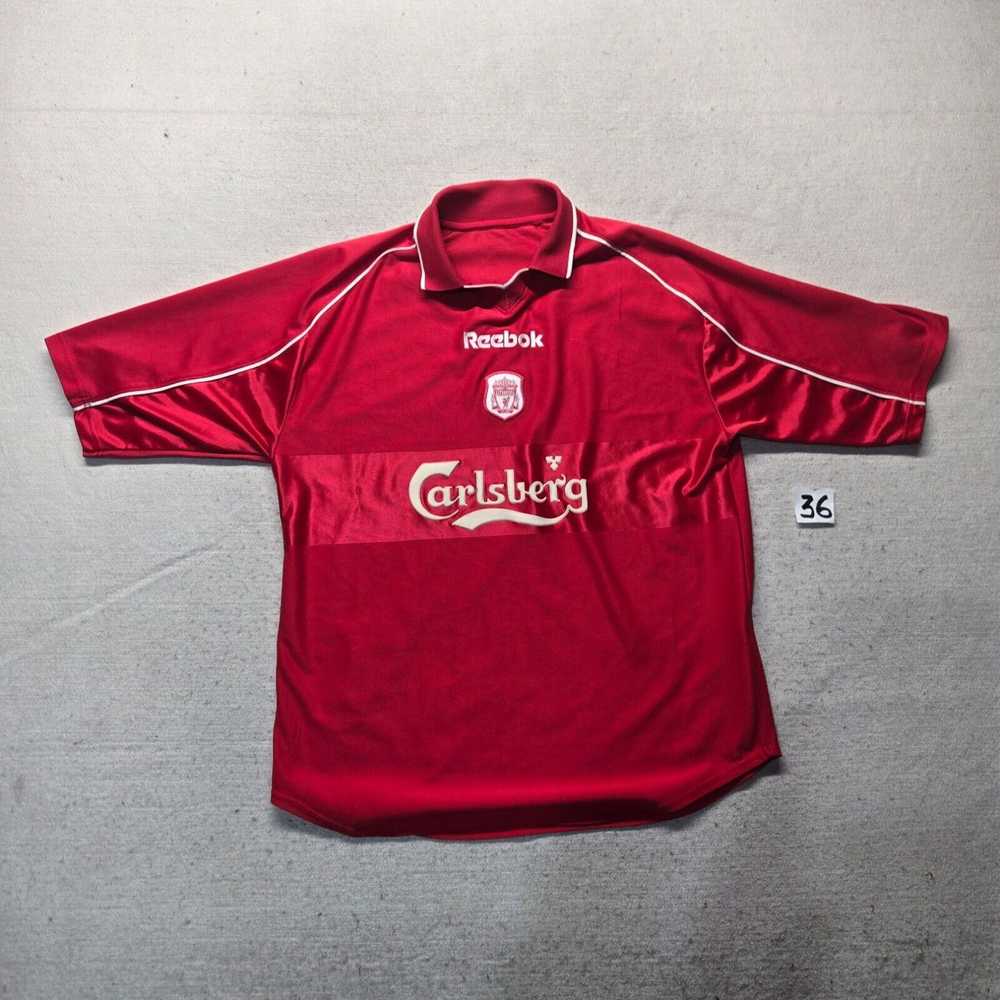 Reebok Reebok Liverpool Carlsberg Soccer Jersey S… - image 2