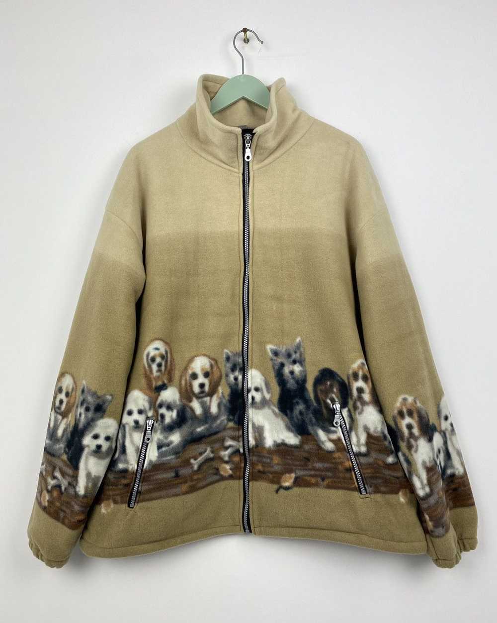 Outdoor Life × Streetwear × Vintage Dogs Print Fl… - image 1