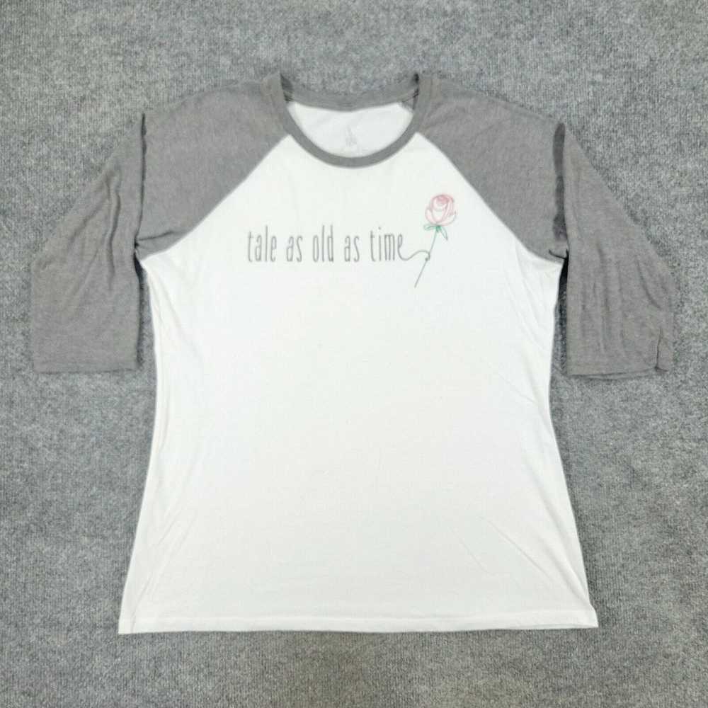 Disney Disney Parks Shirt Women's XL White Gray T… - image 1