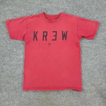 Krewe KR3W Shirt Men's Small Red KREW Logo Graphic