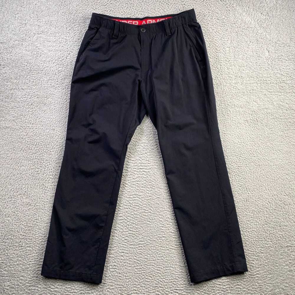 Under Armour Under Armour Pants Mens 36x30 Black … - image 1