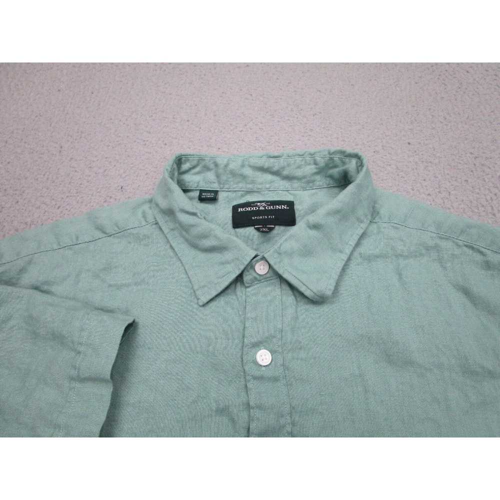 Rodd & Gunn Rodd & Gunn Shirt Mens 2XL Green Spor… - image 3