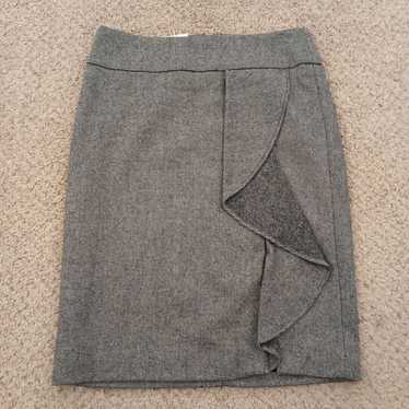 Talbots Talbots Skirt Size 4 Gray Knee Length Pen… - image 1