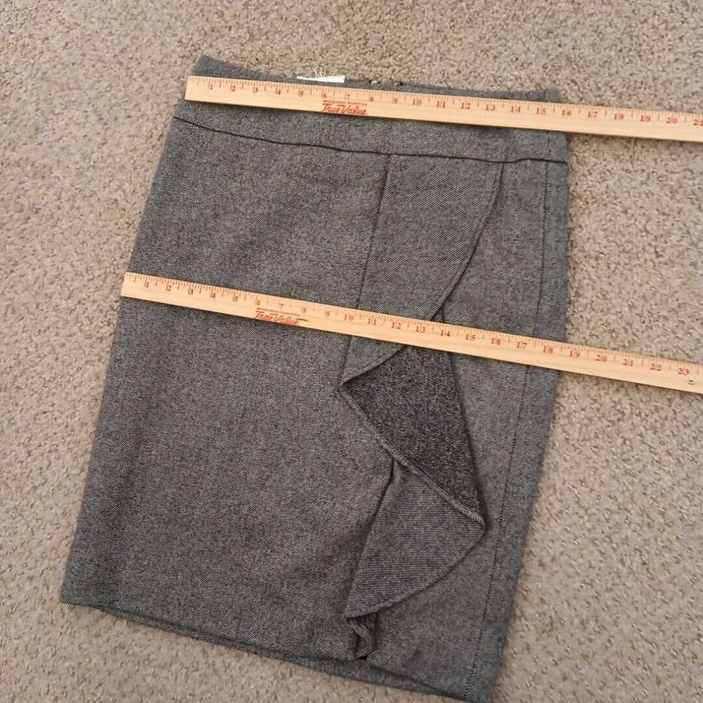 Talbots Talbots Skirt Size 4 Gray Knee Length Pen… - image 2