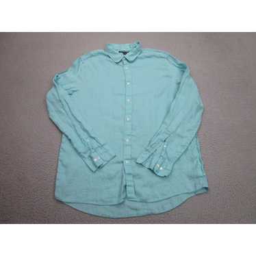 Michael Kors Michael Kors Shirt Men XL Blue Aqua … - image 1