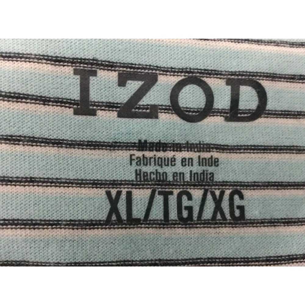 Izod IZOD Men’s XL Striped Pocket Polo Shirt Shor… - image 3