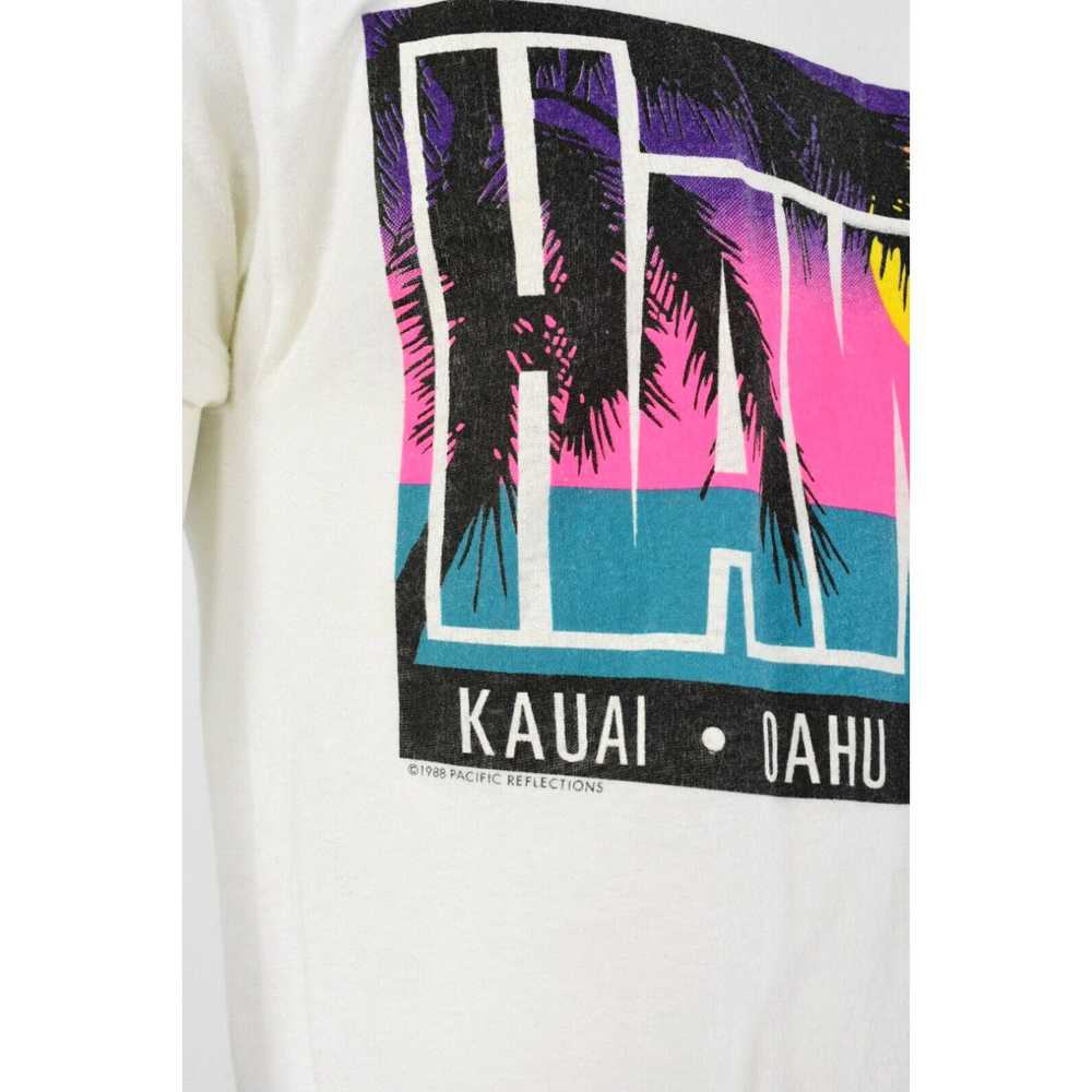 Vintage 80s Vintage Mens XL Hawaii Graphic T Shir… - image 3