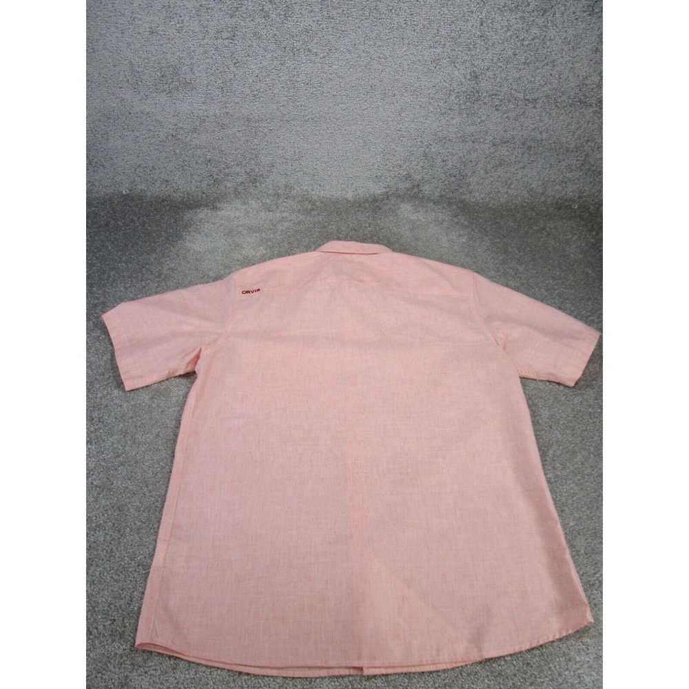 Orvis Orvis Shirt Mens Large Button Up Pink Cotto… - image 3