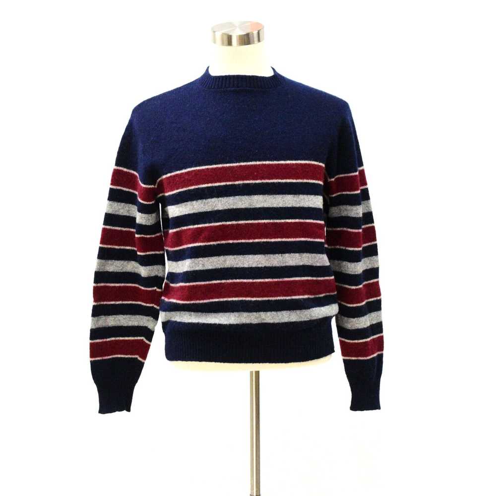 Jantzen 80s Vintage Jantzen Sweater Mens L Stripe… - image 1