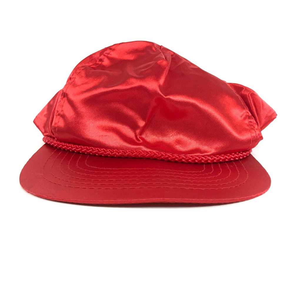 Roper Vintage Red Stain Snapback Hat Lightweight … - image 1