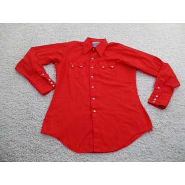 Vintage Vintage Rockmount Shirt Mens Medium Red D… - image 1