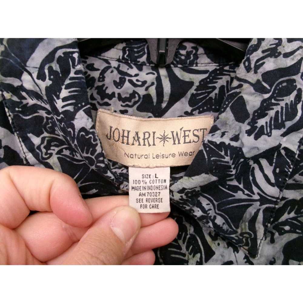 Vintage Johari West Hawaiian Shirt Mens Large Cot… - image 4