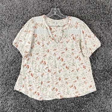 Lucky Brand Lucky Brand Women’s S Blouse Floral M… - image 1