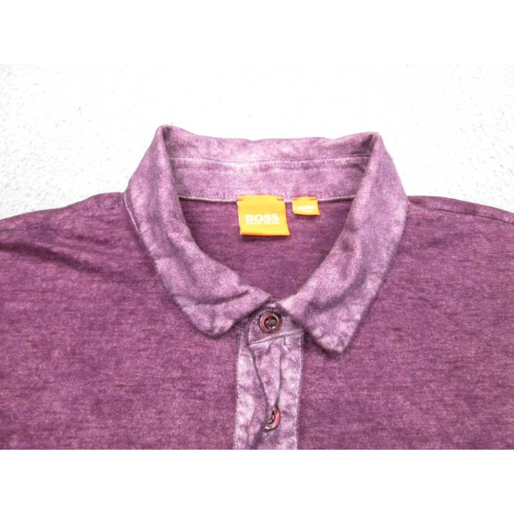 Hugo Boss Hugo Boss Shirt Mens Medium Slim Purple… - image 3