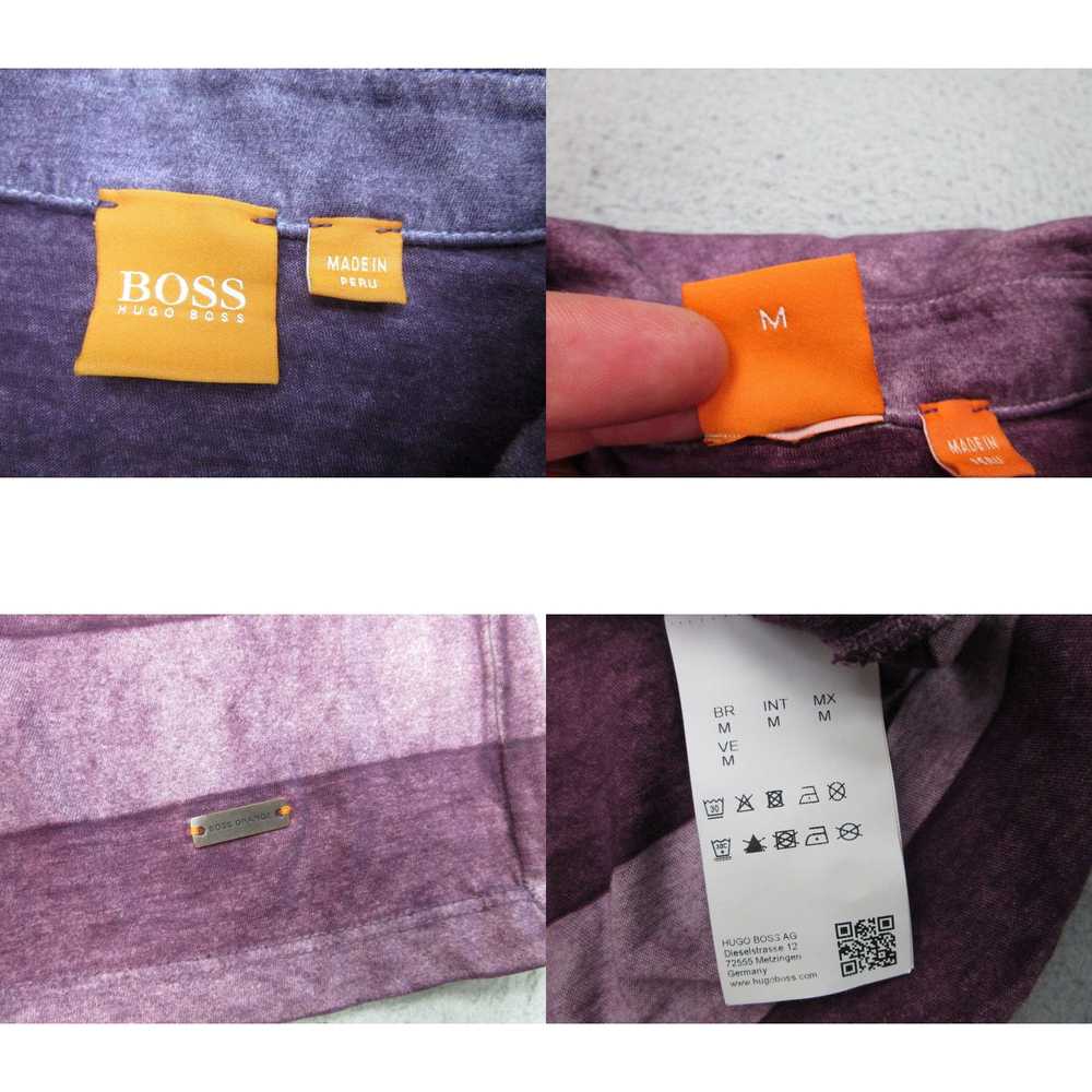 Hugo Boss Hugo Boss Shirt Mens Medium Slim Purple… - image 4