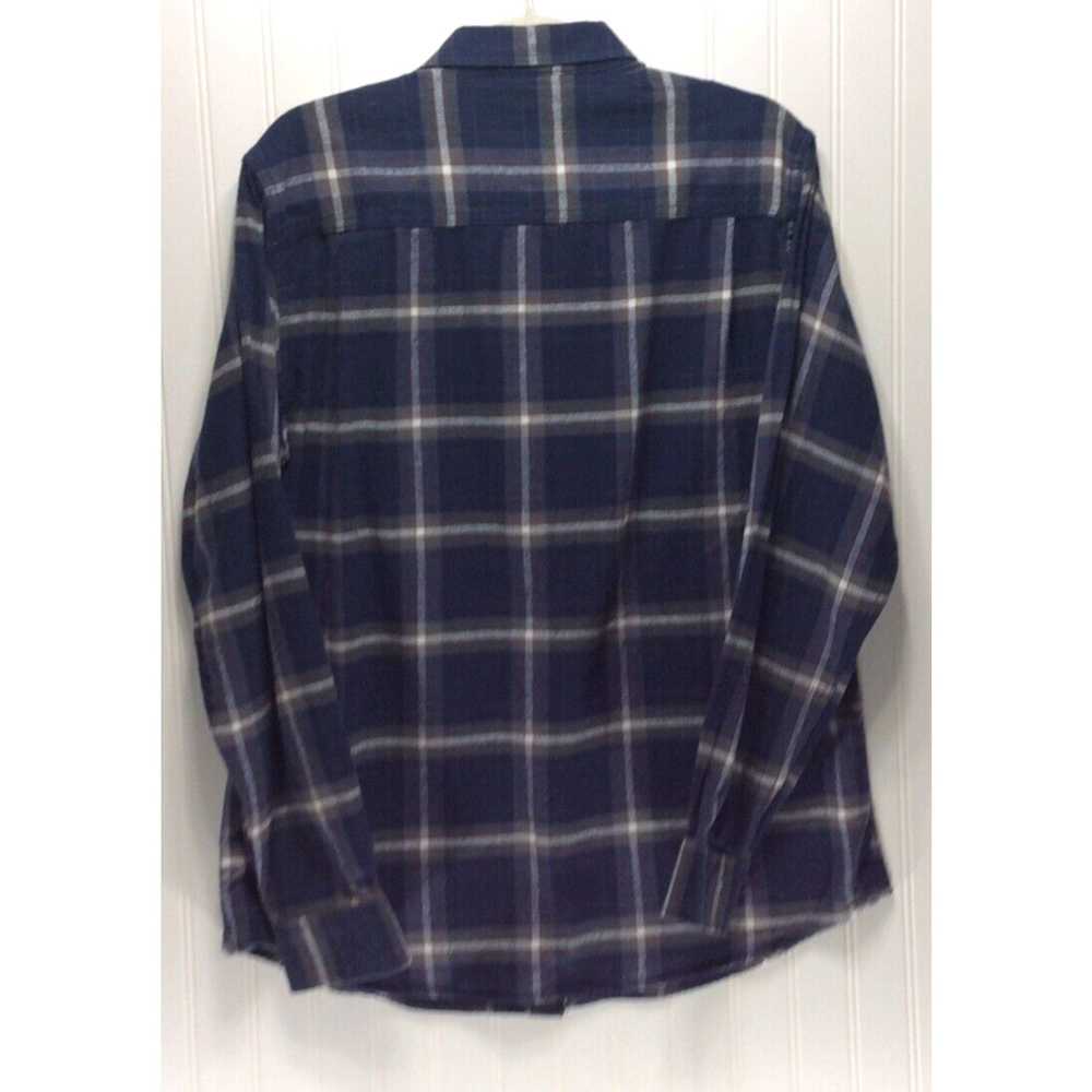 Weatherproof WEATHERPROOF Mens Blue Plaid Flannel… - image 2