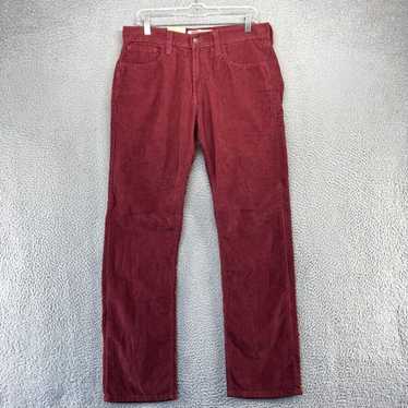 Levi's Levi's Pants Men's 33x32 Red Corduroy Chin… - image 1