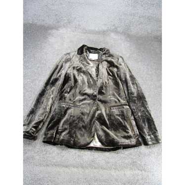 Velvet Ett:Twa Blazer Womens 4 Brown Velvet Singl… - image 1