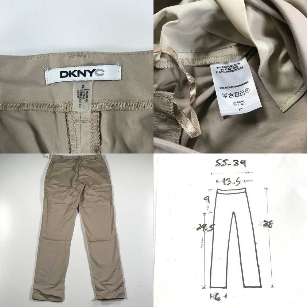 DKNY NEW DKNYC Pants Womens 2 Beige Tapered Leg P… - image 4