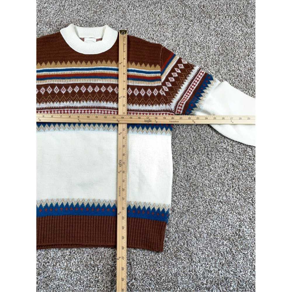 Atomic VTG 80s Fair Isle Pattern Sweater Women's … - image 5