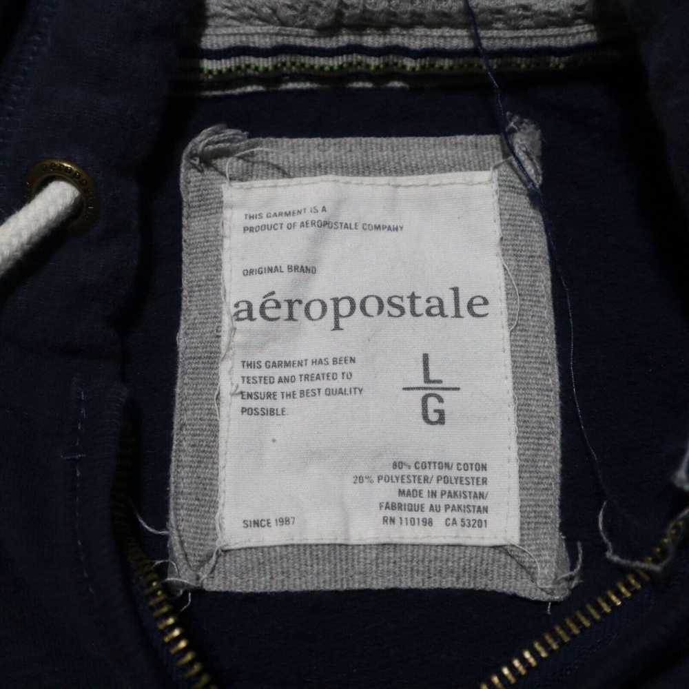 Abercrombie & Fitch Aeropostale Blue Full zip Swe… - image 3