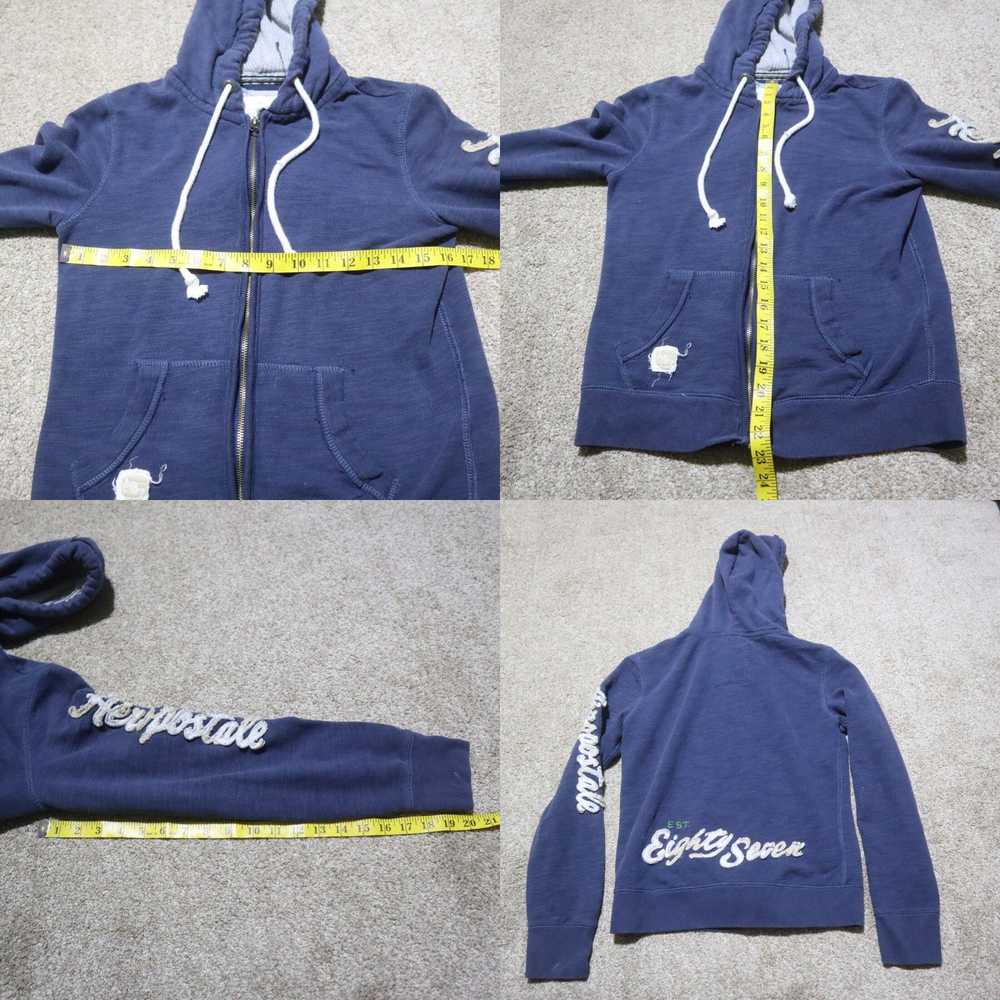 Abercrombie & Fitch Aeropostale Blue Full zip Swe… - image 4