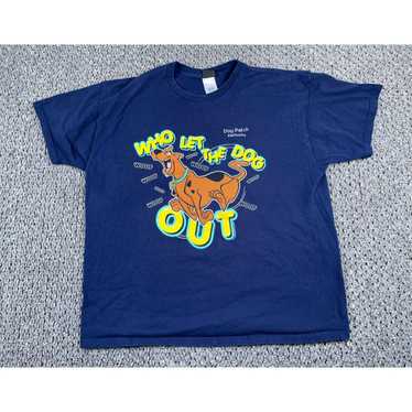 Vintage VTG Scooby-Doo Who Let the Dog Out T-Shir… - image 1