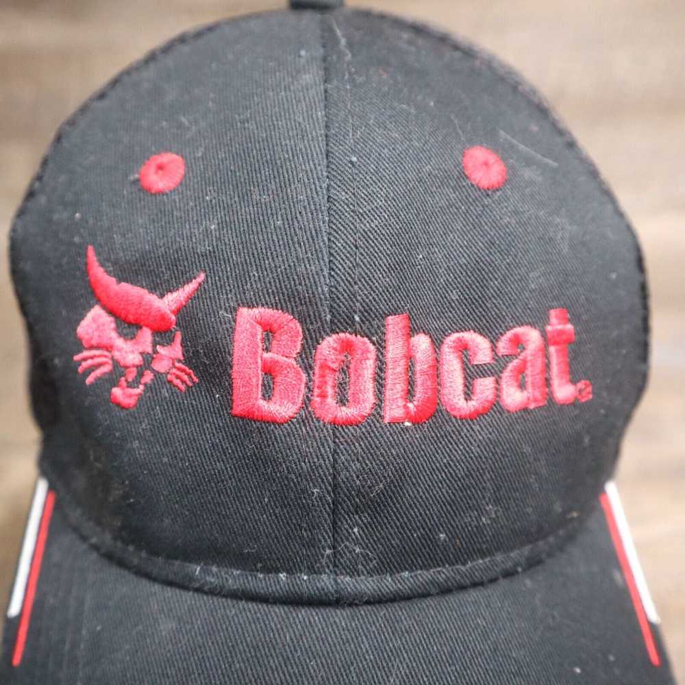 Vintage Bobcat of Fort Leppo Rents Strap Back Bla… - image 2