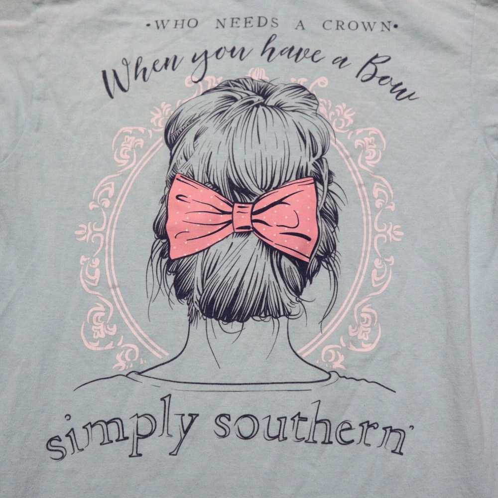 Vintage Simply Southern Crown Hair Bun Bow Short … - image 1