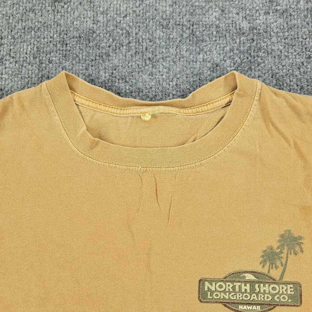 Vintage North Shore Longboard Shirt Men's XL Brow… - image 3