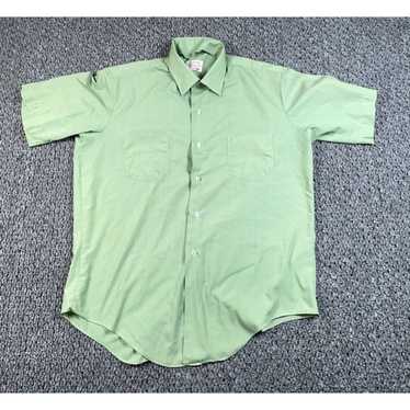 Vintage VTG 70s Brent Polyester Shirt Adult XL Sa… - image 1