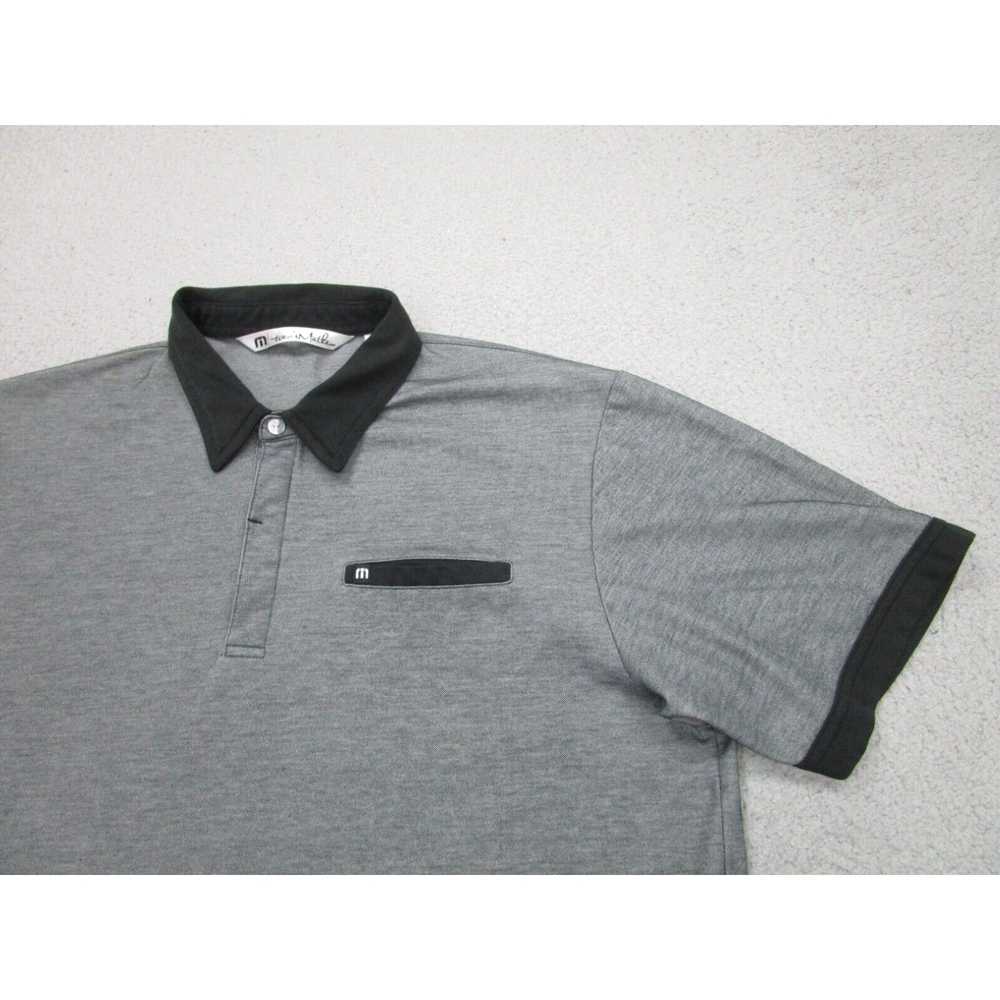 Vintage Travis Mathew Shirt Mens Large Gray Black… - image 3