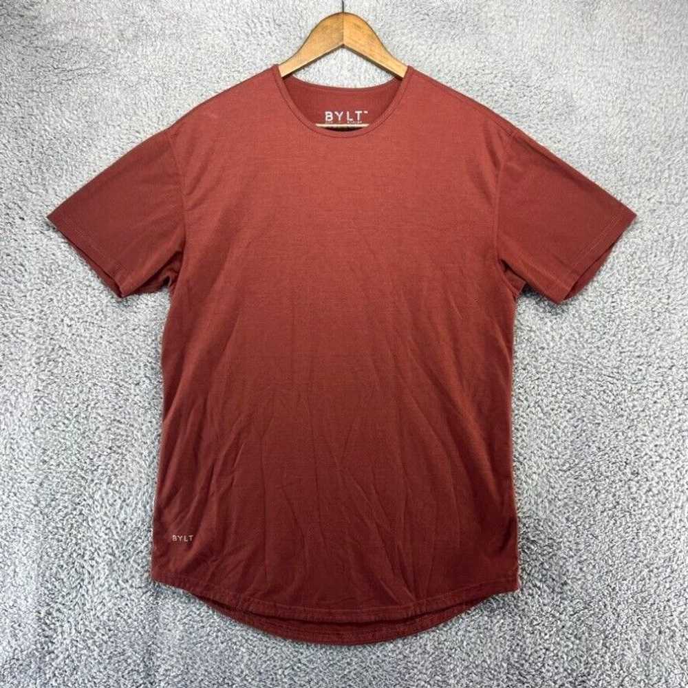 Blend BYLT Shirt Men's Large Red Drop Cut BYLT Bl… - image 1