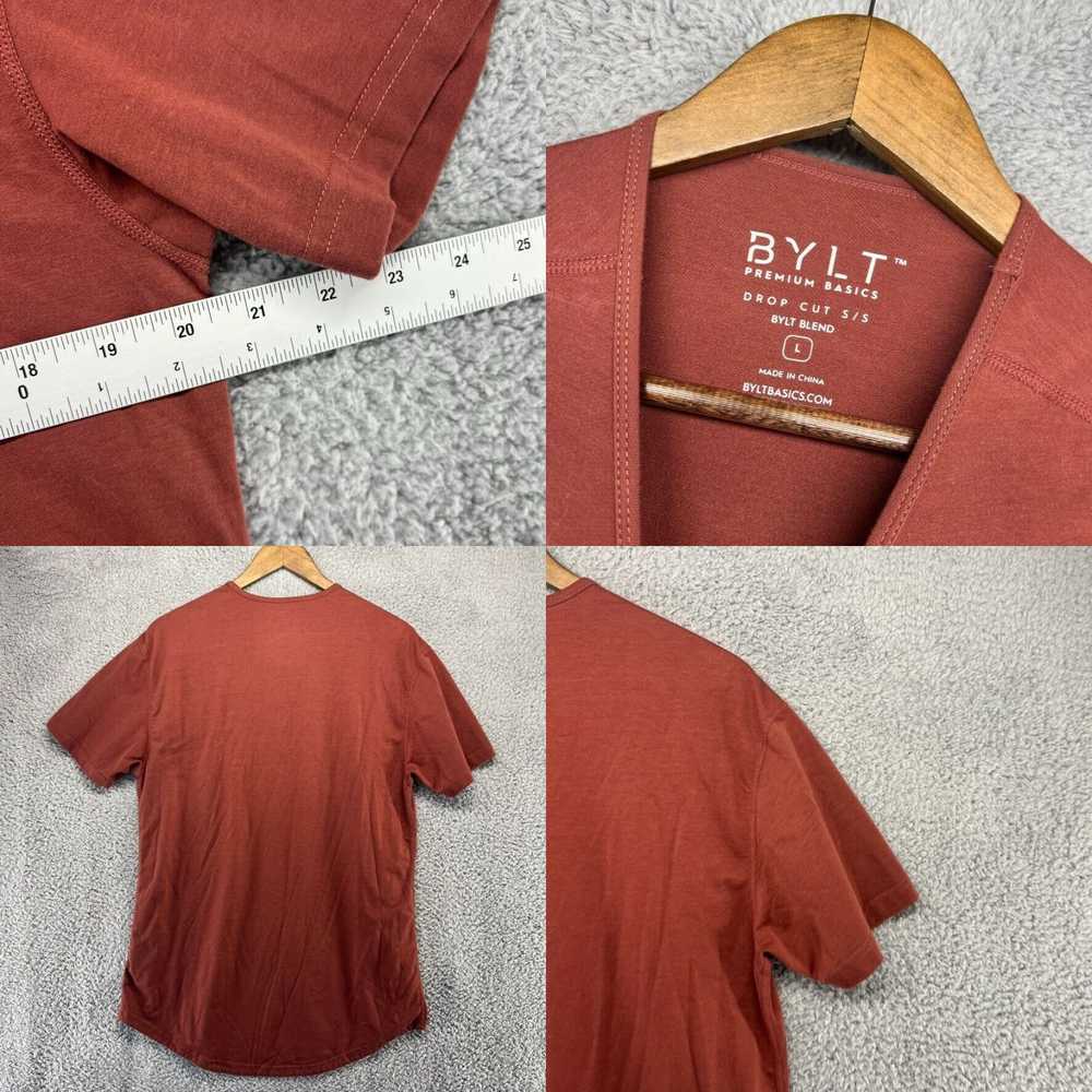 Blend BYLT Shirt Men's Large Red Drop Cut BYLT Bl… - image 4