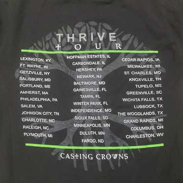 Vintage Casting Crowns Thrive Tour Band Tee T-Shir