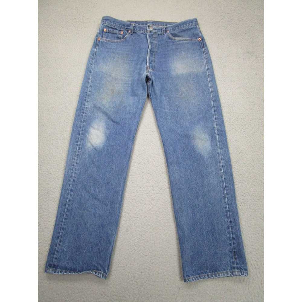 Levi's VINTAGE Levis Jeans Mens 38x33 Blue 90s 19… - image 1