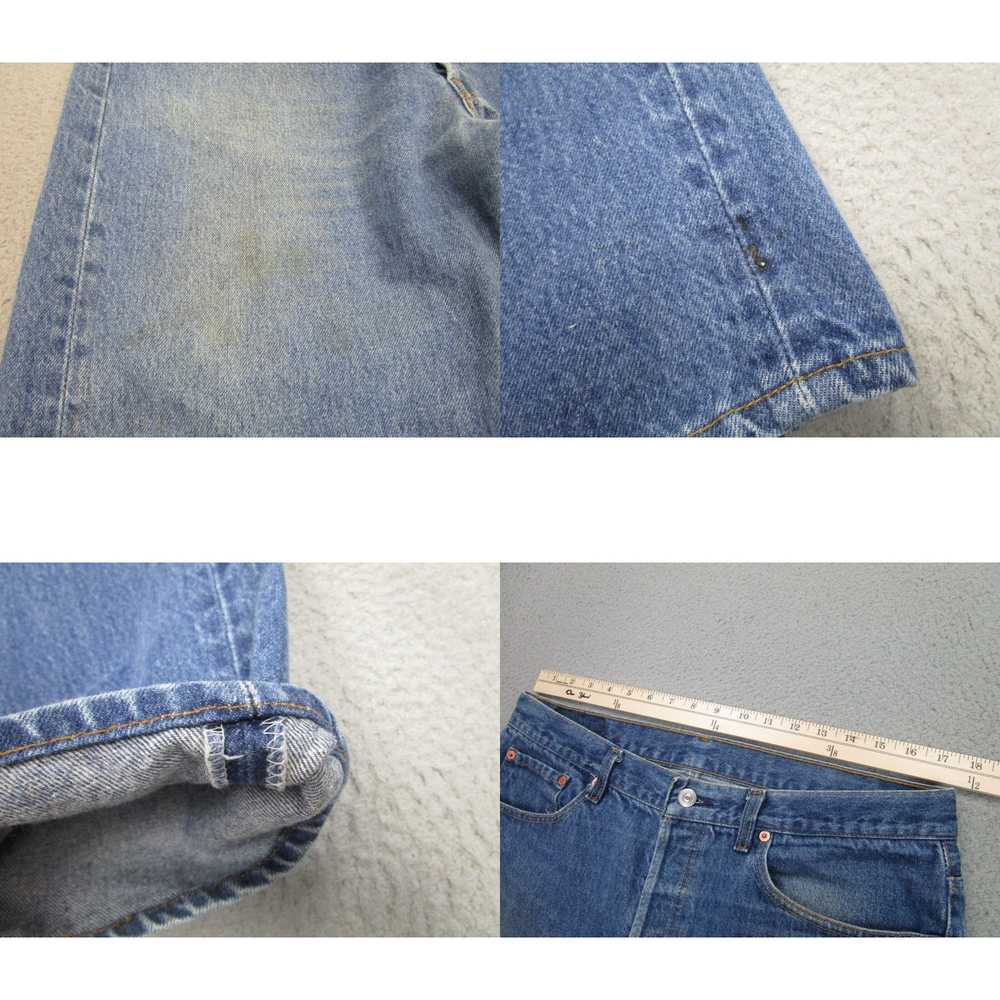 Levi's VINTAGE Levis Jeans Mens 38x33 Blue 90s 19… - image 4