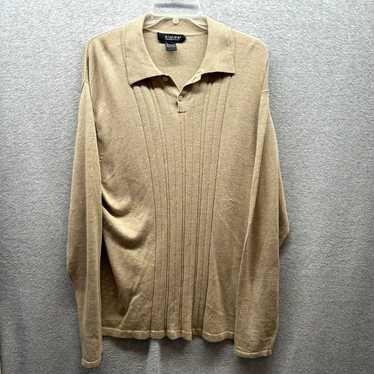 Dockers Dockers Sweater Adult Large Brown Creme S… - image 1