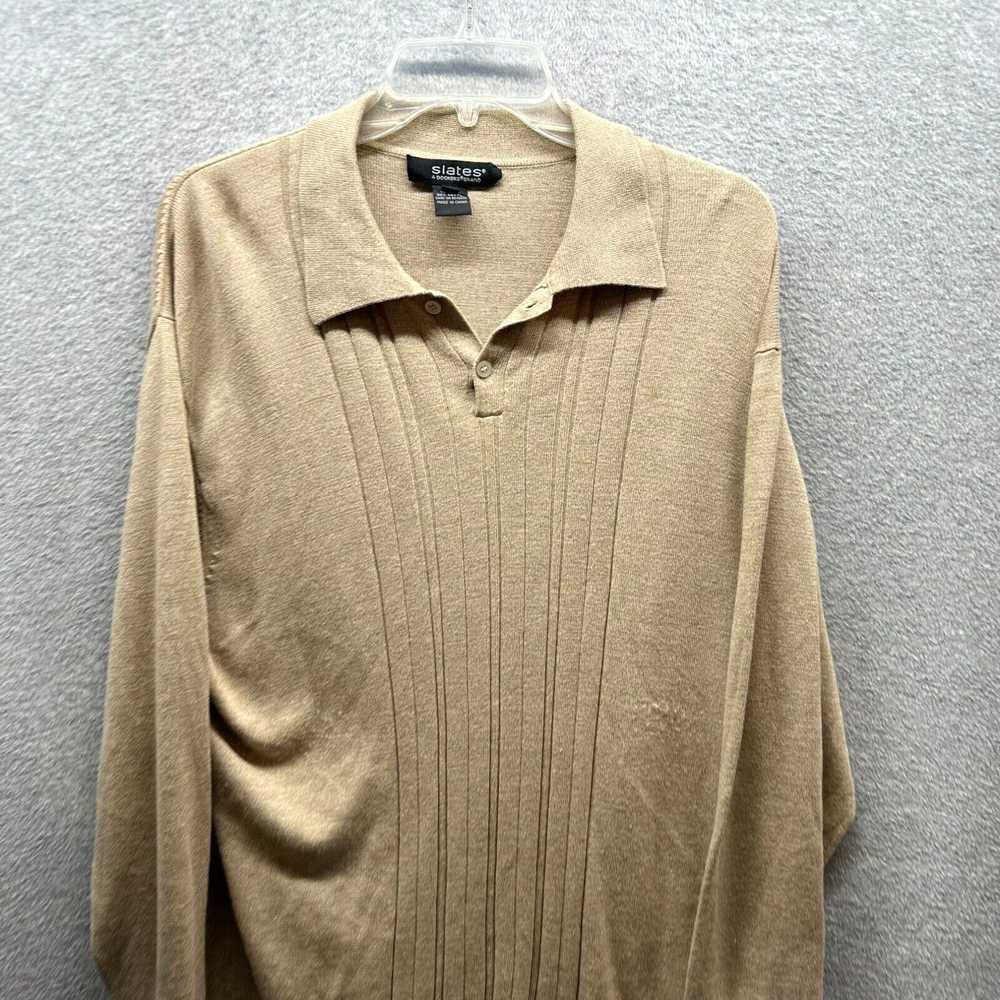 Dockers Dockers Sweater Adult Large Brown Creme S… - image 2