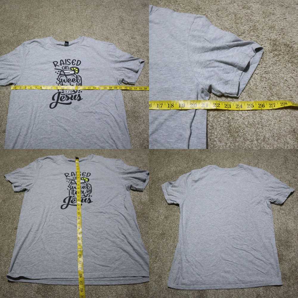 Vintage "Raised On Sweet Tea And Jesus" Tee T-Shi… - image 4