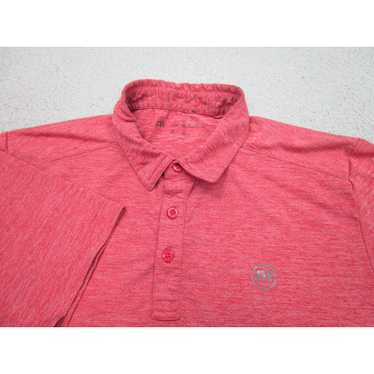 Vintage Travis Mathew Shirt Mens Medium Red Vente… - image 1