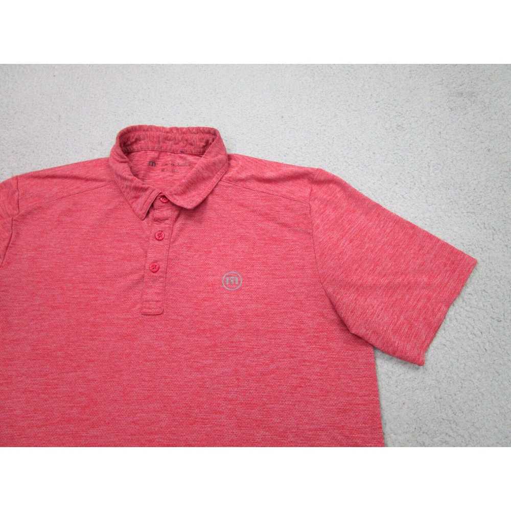 Vintage Travis Mathew Shirt Mens Medium Red Vente… - image 3