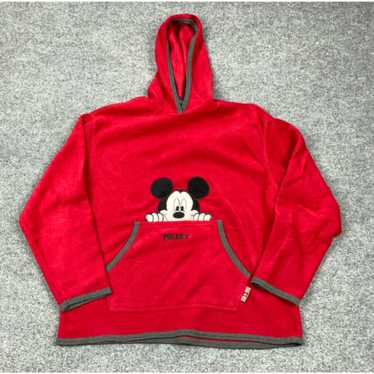 Mickey Unlimited VTG Mickey Unlimited Red Fleece E