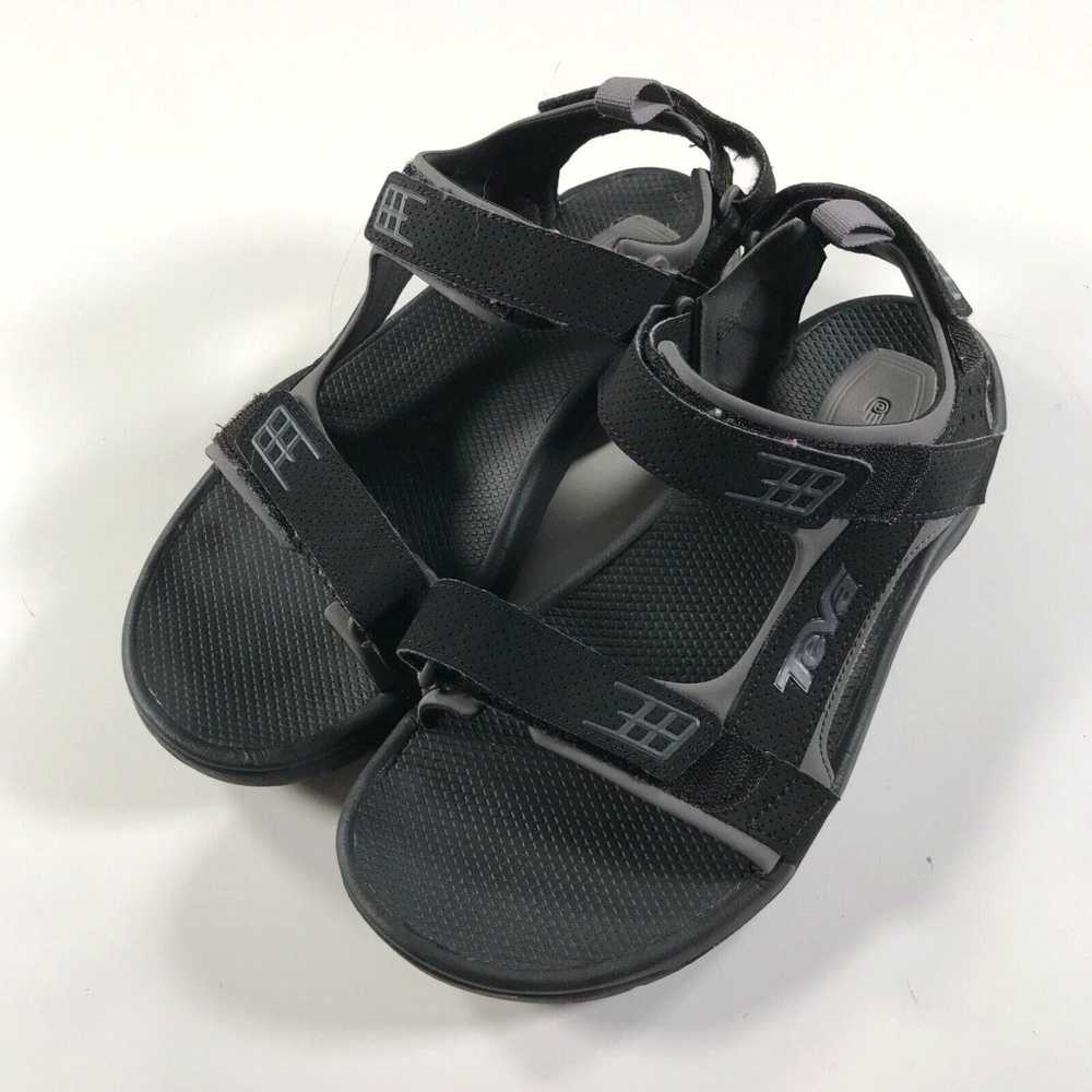 Teva Teva Sandals Mens 8 Black Gray Strapped Ankl… - image 1