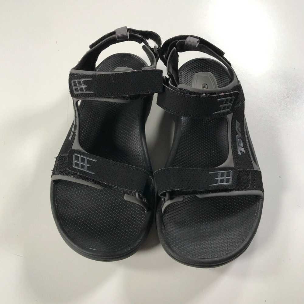 Teva Teva Sandals Mens 8 Black Gray Strapped Ankl… - image 3