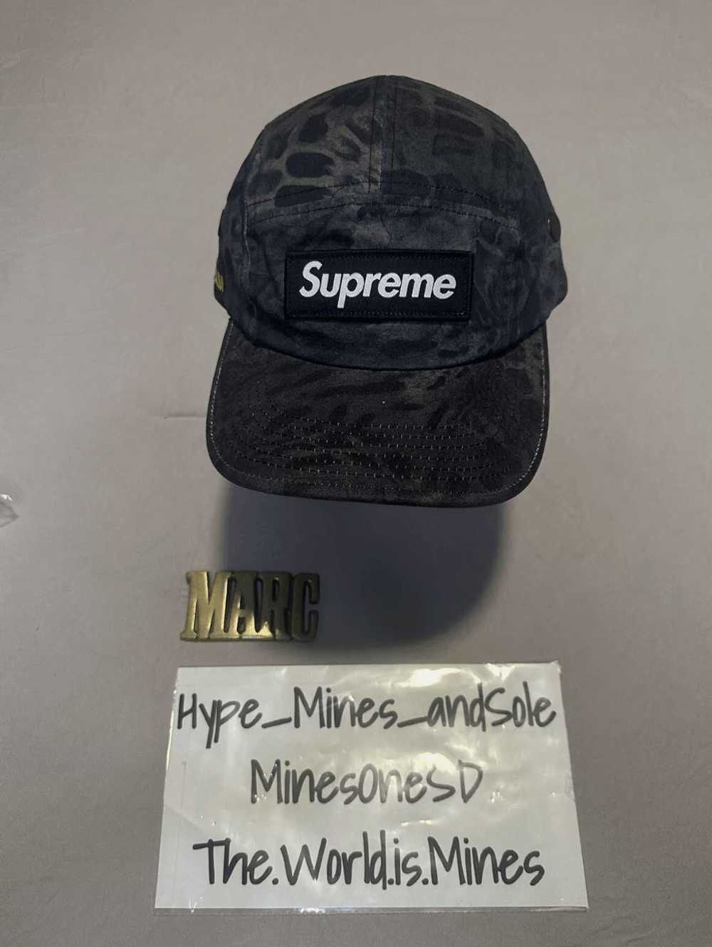 Supreme NWT Supreme Military Camp Cap (SS22) Blac… - image 1