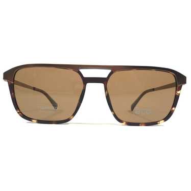 Ecco Brown Tortoise Square Shaped Frames Atlas DT… - image 1