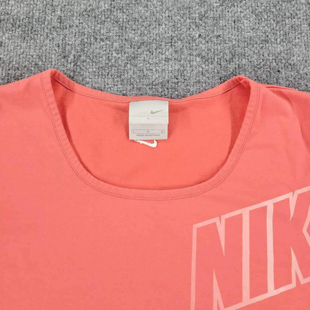 Nike Nike Shirt Women Large Salmon Pink Embroider… - image 3