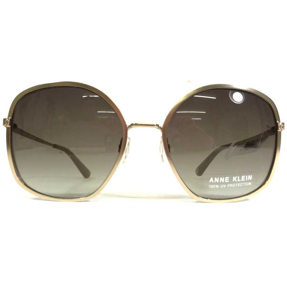 Anne Klein Anne Klein Sunglasses AK7063 717 Gold … - image 1